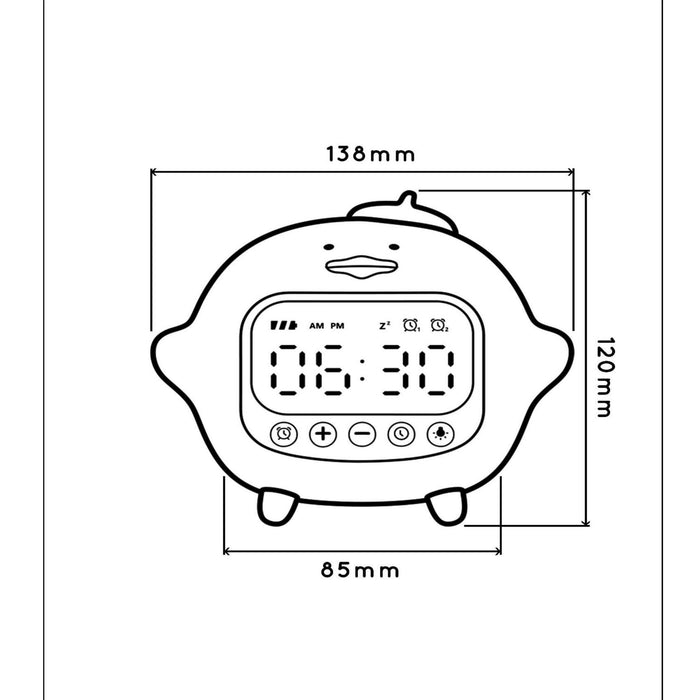 Lucide PINCHA DUCK Tafellamp - Geel