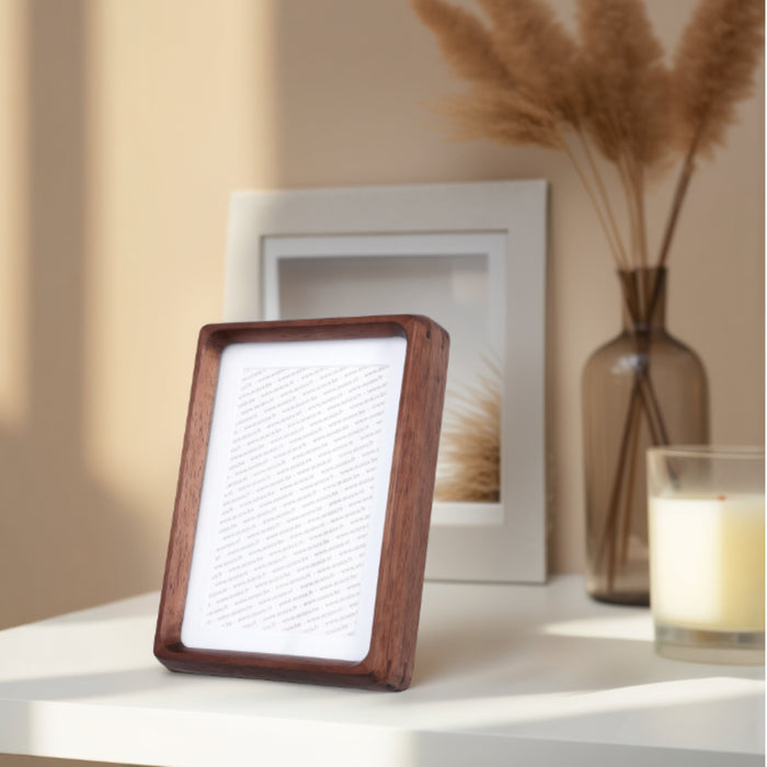 ACAZA Fotolijst - Fotokader - Fotolijst 10x15 - Matoa Hout - Walnoot Kleur - Fotolijsten - Fotolijstje