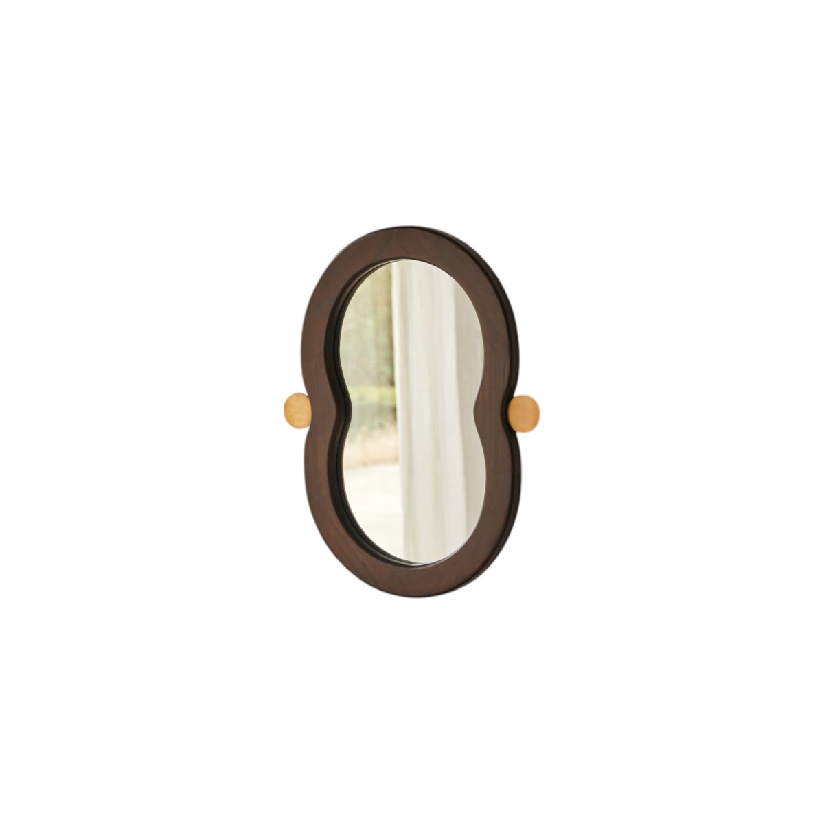 Tikamoon - Spiegel in mindihout 60x40 cm Agate