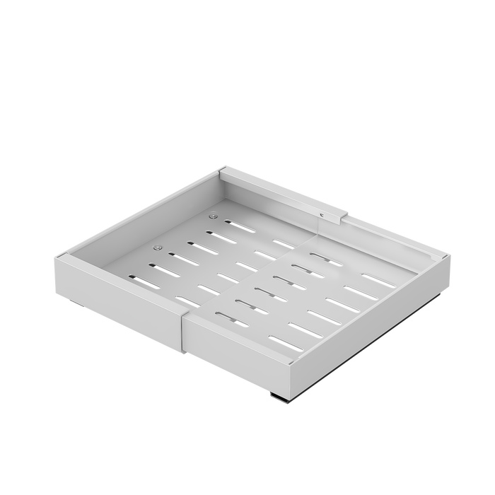 XIVADA Keukenorganizer - Schuiflade  - Aluminium - Verstelbaar - Wit