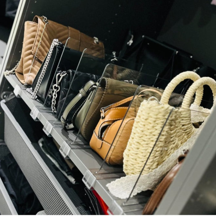 XIVADA Kastverdeler - Plankverdeler - Acryl - Transparant - Set van 4