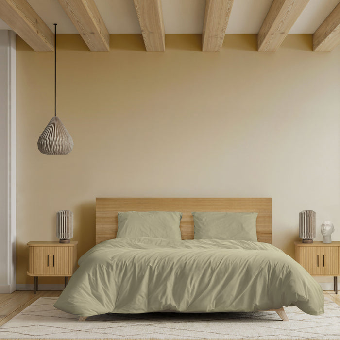 by fonQ Fresh Dekbedovertrek 240 x 200/220 cm - Sage Green