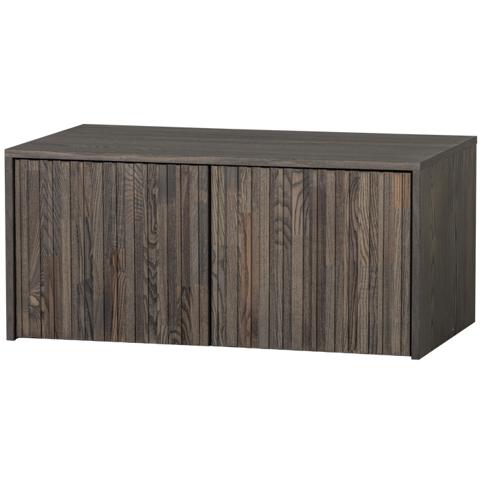 WOOOD New Gravure Kistbank B 88 cm - Essen - Espresso