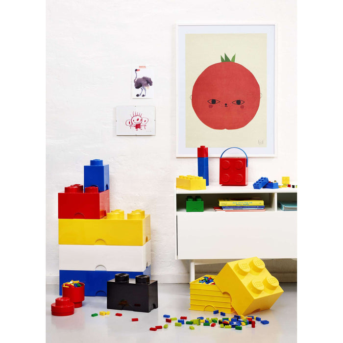 LEGO - Opbergbox Brick 8, Blauw - LEGO