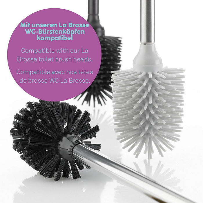 Kela - Wc-borstel Houder, Hout, Zwart - Kela | Cube