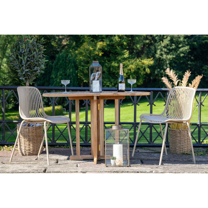 House Nordic Branson Tuinstoel Zand set van 4