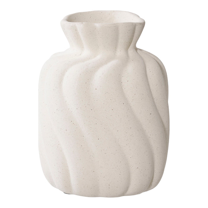 Vase - Vase, ceramic, white, set of 2