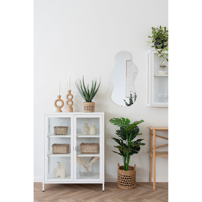 Vase - Vase, ceramic, white, set of 2