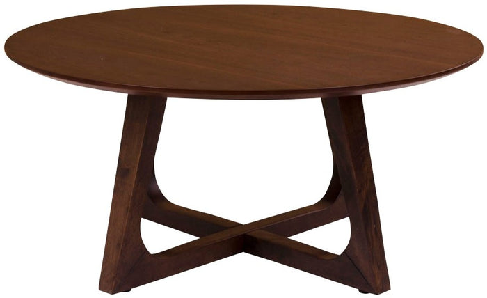 House Nordic Hellerup Ronde Salontafel Walnoot Ø75 cm