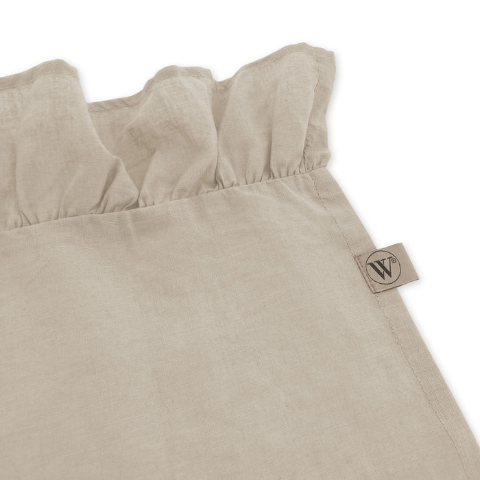 Walra Lovely Linen Ruffles Tafelkleed - Naturel