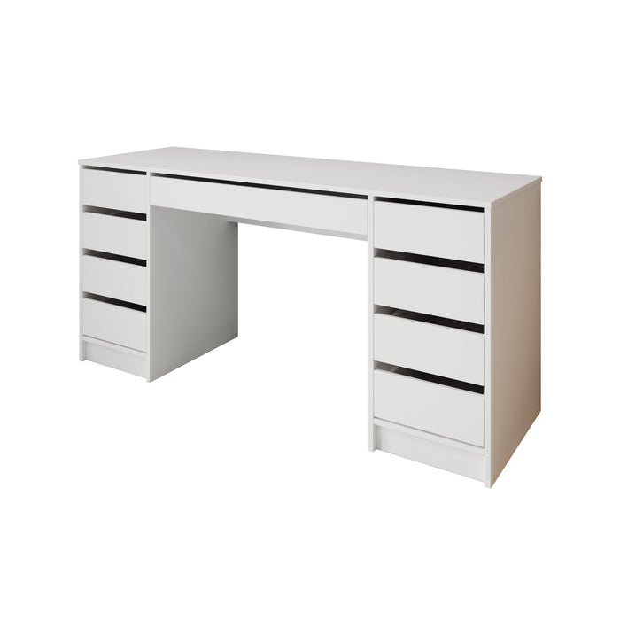 Meubella - Kaptafel Arco 2 - Wit - 154 cm