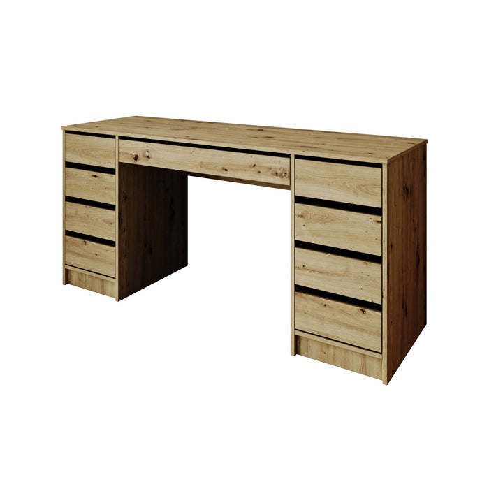 Meubella - Kaptafel Arco 2 - Eiken - 154 cm