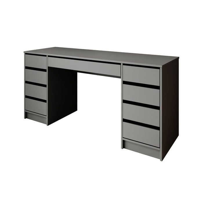Meubella - Kaptafel Arco 2 - Antraciet - 154 cm
