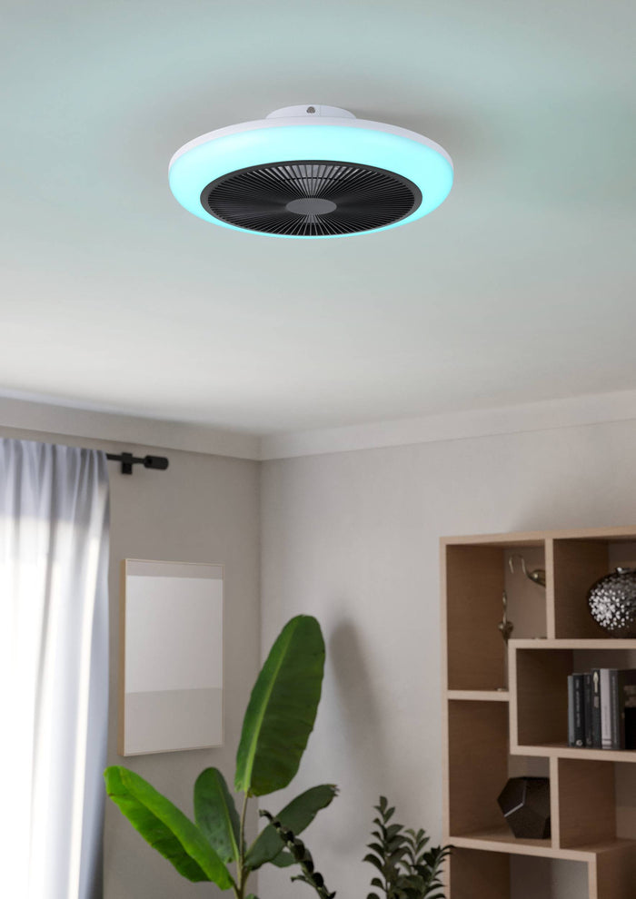 EGLO Sayulita 1 Plafondlamp met ventilator - 46 cm - RGB