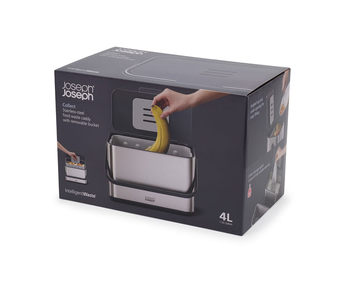 Joseph Joseph - Collect Keukenafval Compostemmer met Binnenbak 4 liter