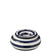 J-Line asbak Granada Stripes - keramiek - wit|blauw - large