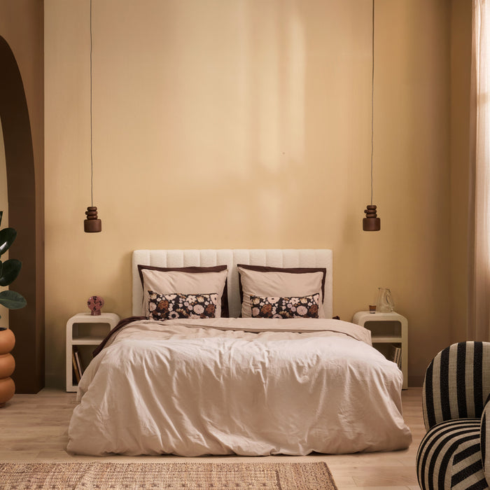 by fonQ Fresh Dekbedovertrek 240 x 200/220 cm - Dusty Sand