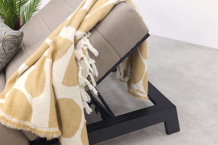 VDG Mexico ligbed 200x85 cm. + bijzettafel - Sunbrella|Taupe