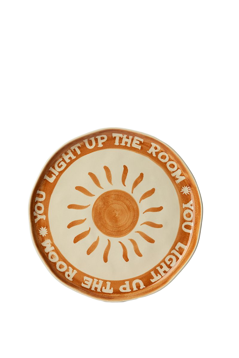 Sissy-Boy Beige dinerbord met zon