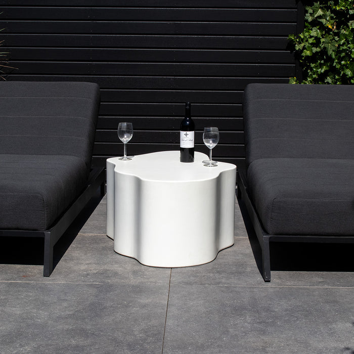 DÉJA Living - Salontafel Wit Eco Composiet - 100x70x41cm - Marly