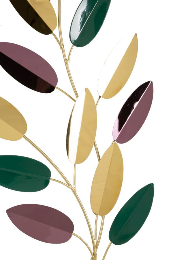 Decoratief paneel in 3D bladeren cm 31x1,9x61