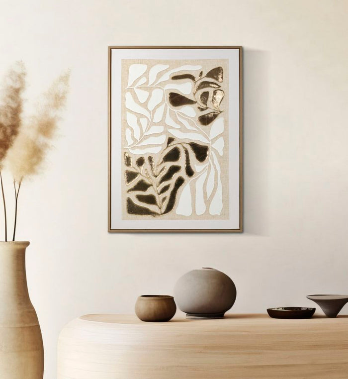 Schilderij op canvas met lijst cm 50x3x70