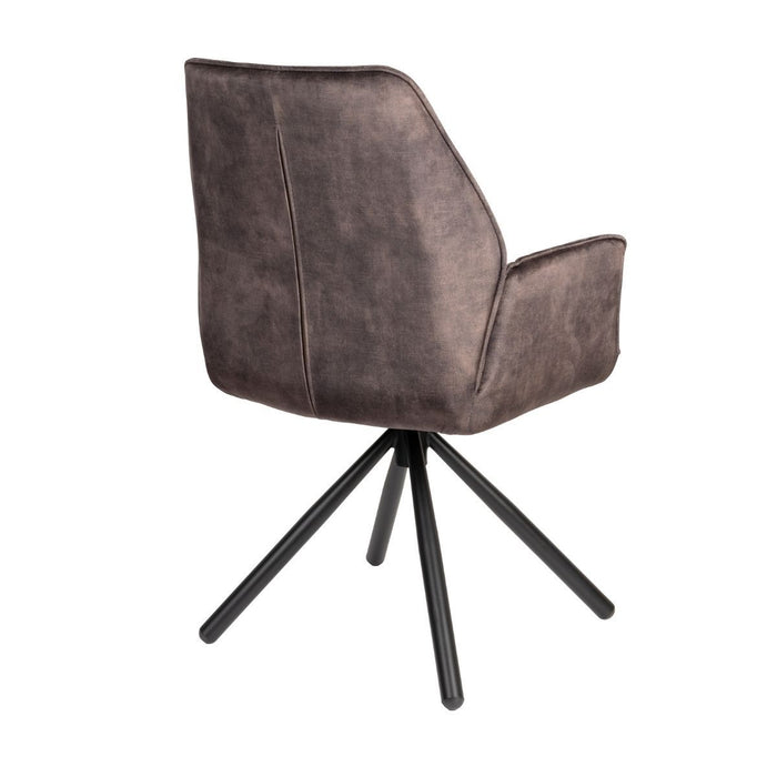 Puur - Carmen eetkamerstoel - donkerbruin