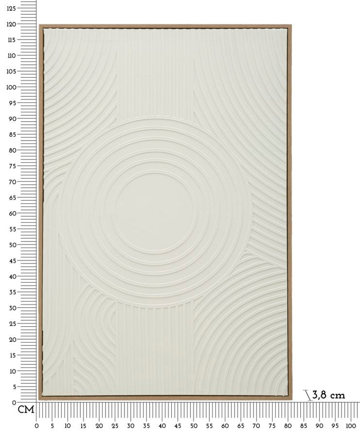 Schilderij op doek met lijst cm 80x3,8x120