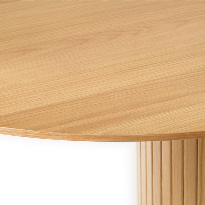 Giga Living - Eettafel Nola Ovaal Naturel Eiken 95x180cm