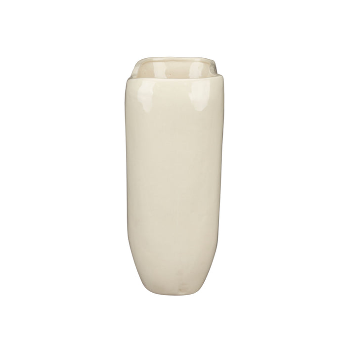 Dutchbone Edna Vaas 24 cm Beige