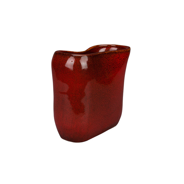 Dutchbone Edna Vaas 18 cm Rood