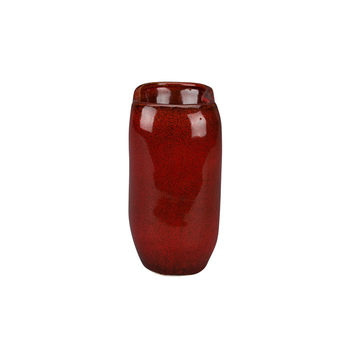 Dutchbone Edna Vaas 18 cm Rood