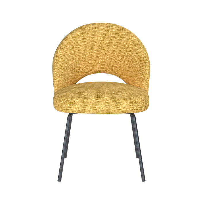 Housecraft Living Mick Eetkamerstoel Metaal Okergeel