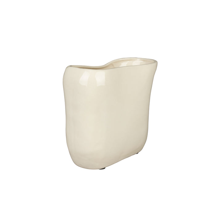 Dutchbone Edna Vaas 18 cm Beige