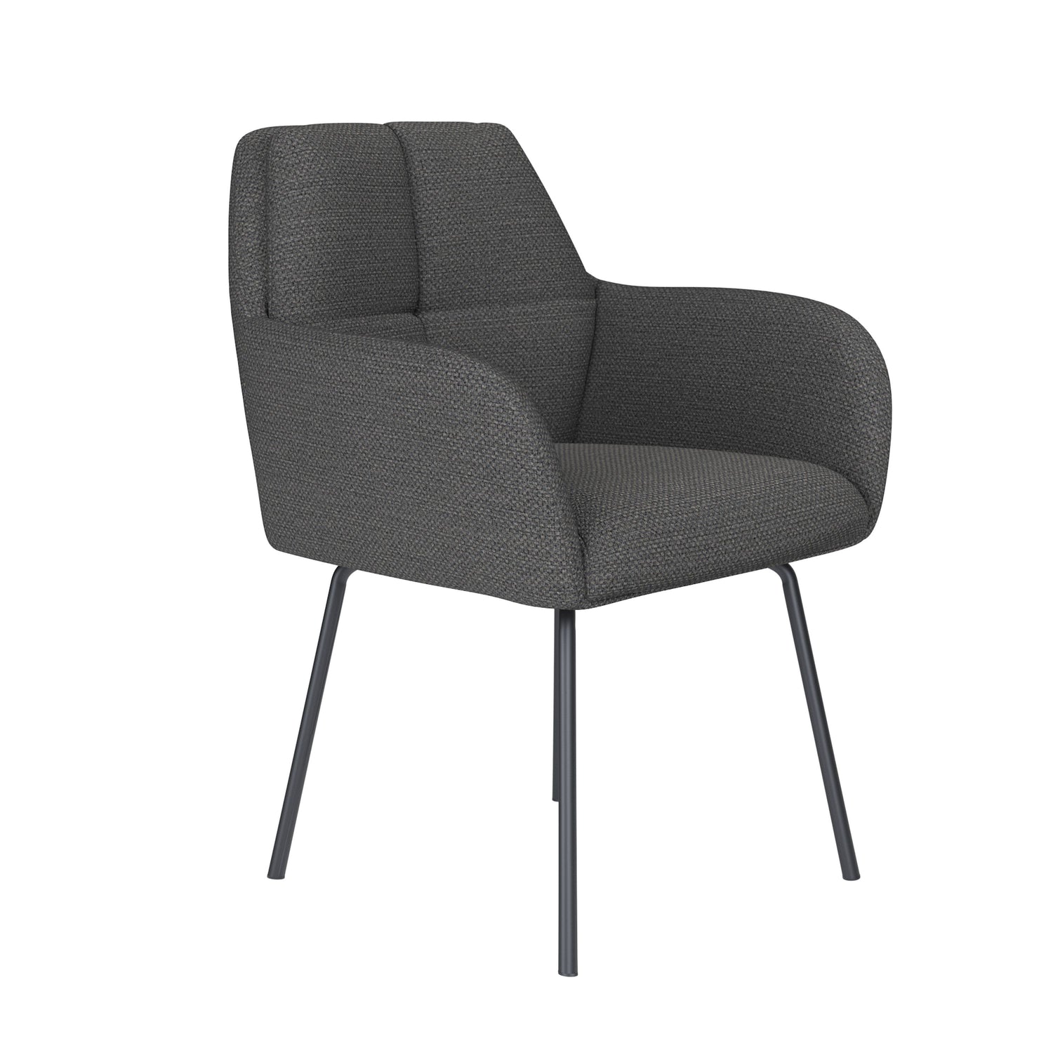 Housecraft Living Pete Eetkamerstoel Metaal Grijs