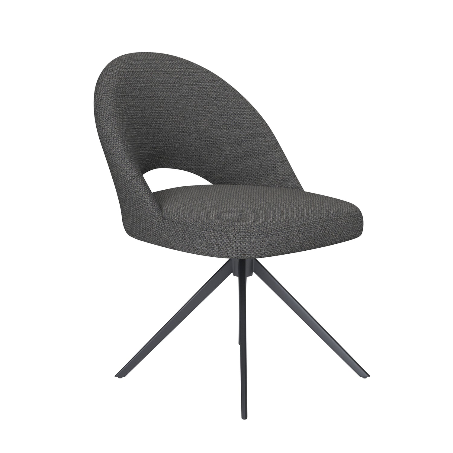 Housecraft living Mick Eetkamerstoel Draaibaar Metaal Grijs