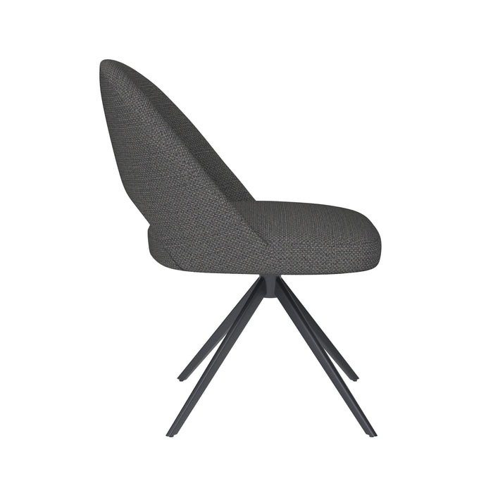 Housecraft living Mick Eetkamerstoel Draaibaar Metaal Grijs