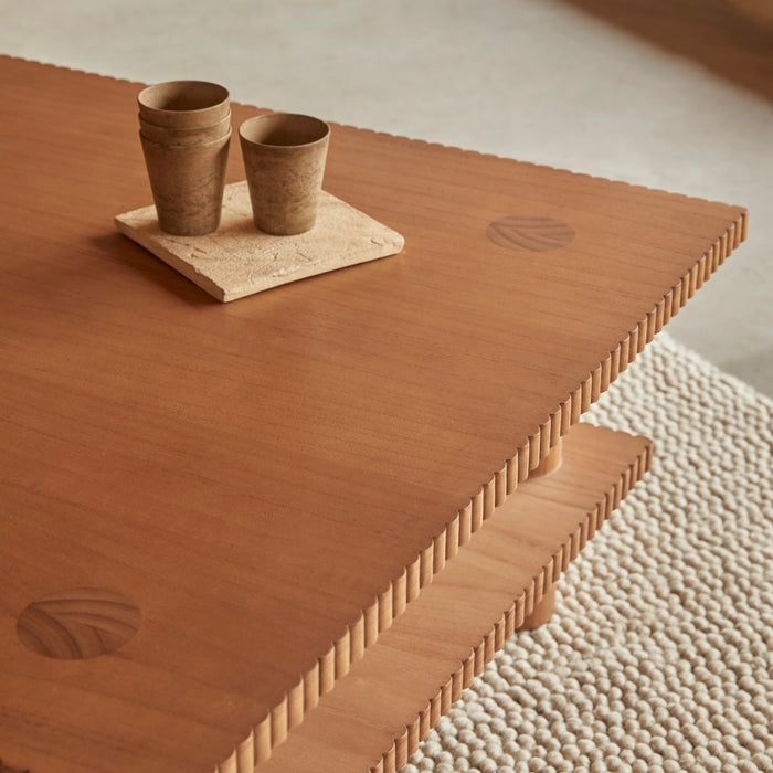 Tikamoon - Mindihouten salontafel 100 x 100 Mollie