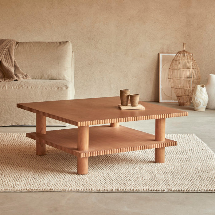 Tikamoon - Mindihouten salontafel 100 x 100 Mollie