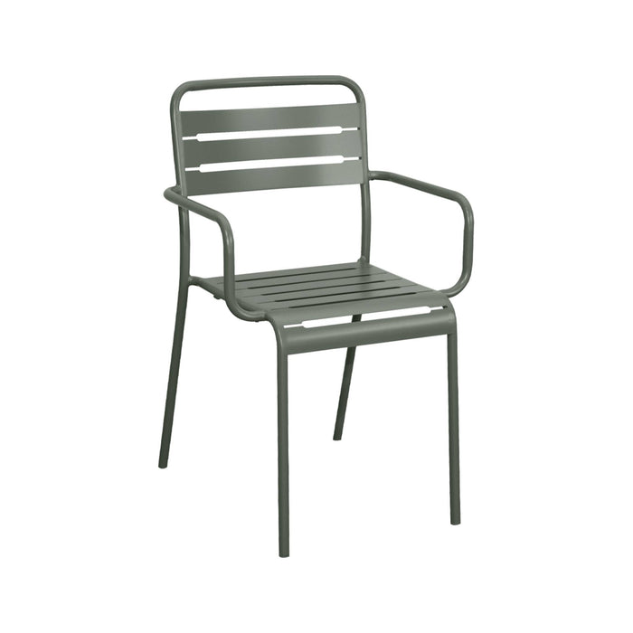 sweeek - Tuintafel hout en staal 8 stoelen 2 fauteuils
