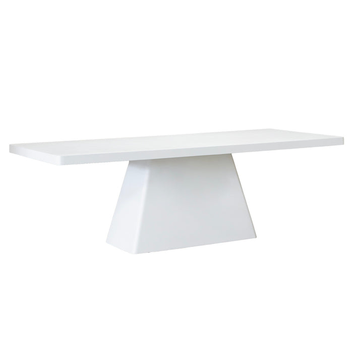 Giga Meubel - Tuintafel Rechthoek 300cm - Wit Eco Composiet - Avia