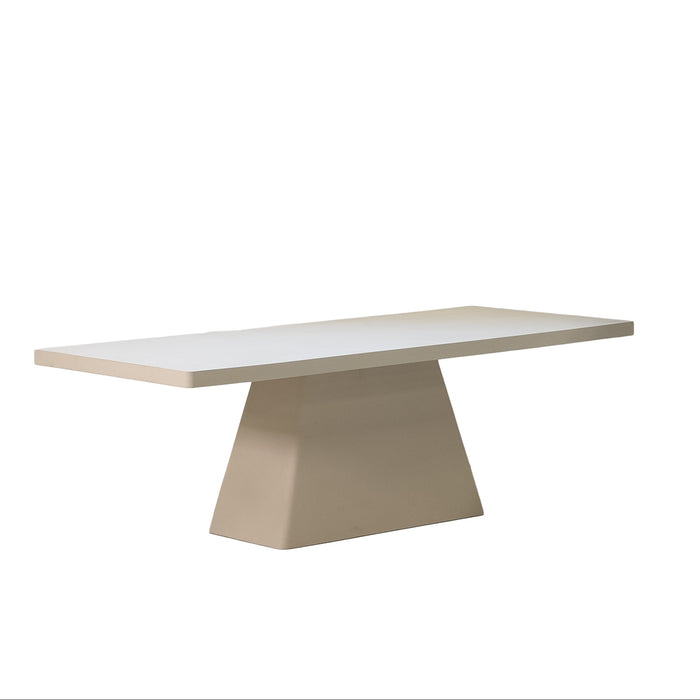 Giga Meubel - Tuintafel Rechthoek 300cm - Beige Eco Composiet - Avia