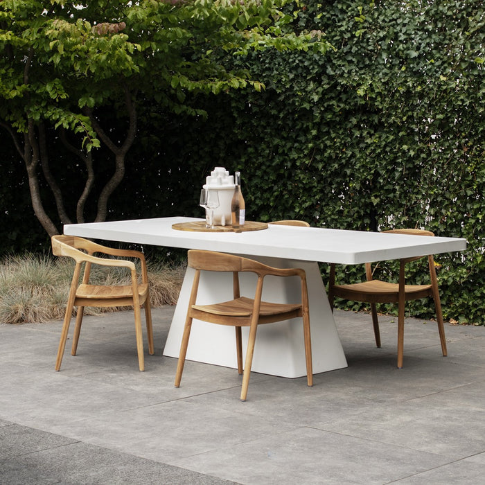 Giga Meubel - Tuintafel Rechthoek 240cm - Wit Eco Composiet - Avia