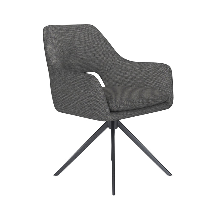 Housecraft Living Mos Eetkamerstoel Draaibaar Metaal Grijs