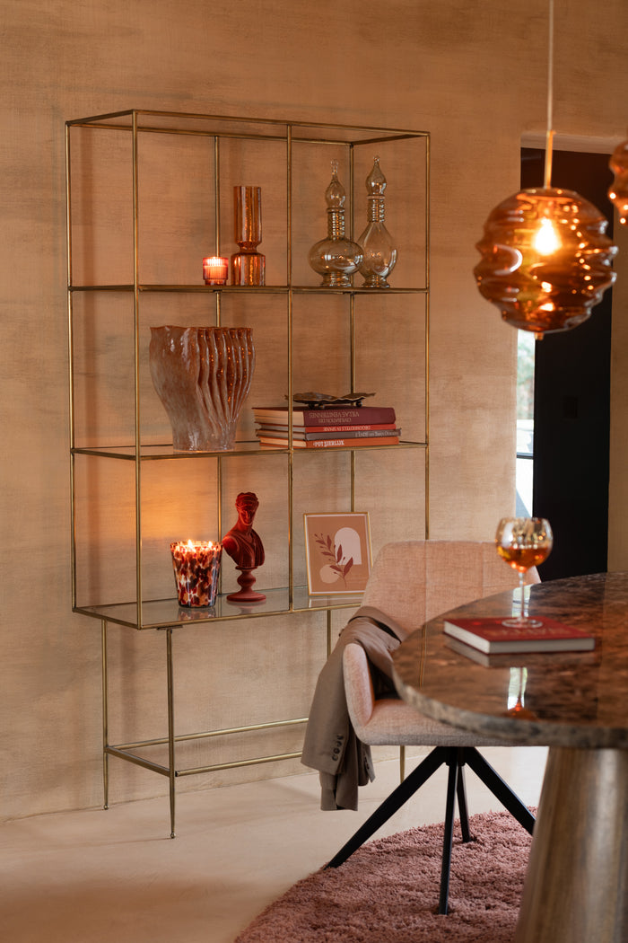 J-Line stoel Louna - ijzer|acryl - ivoor