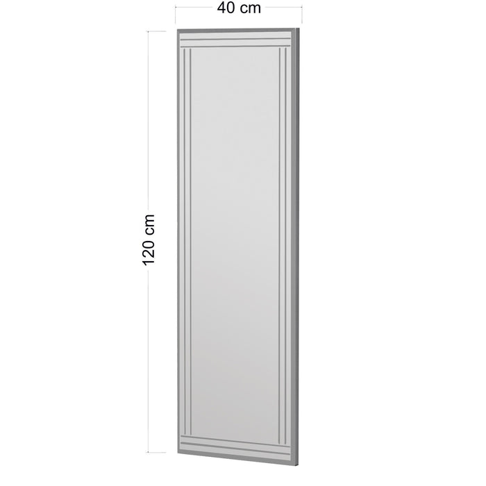 Giga Meubel - Spiegel Zilver - 40x2,2x120cm - Buhem