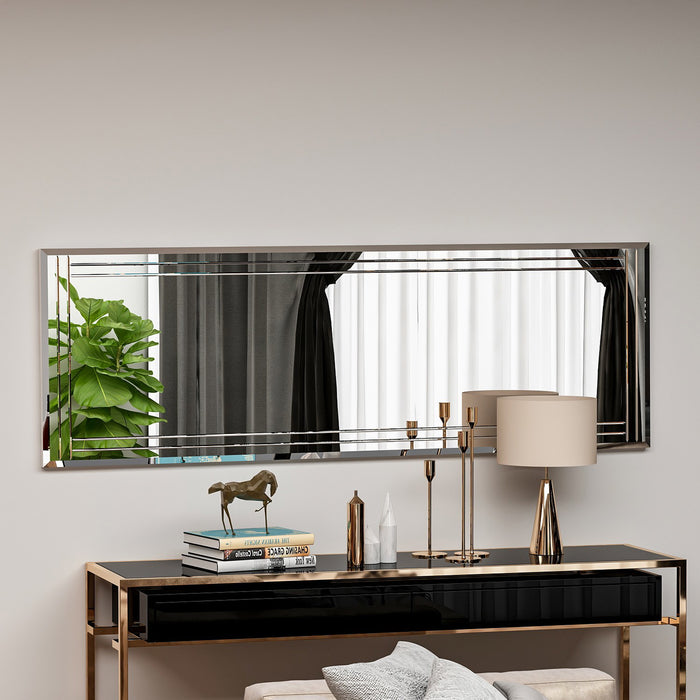 Giga Meubel - Spiegel Zilver - 40x2,2x120cm - Buhem