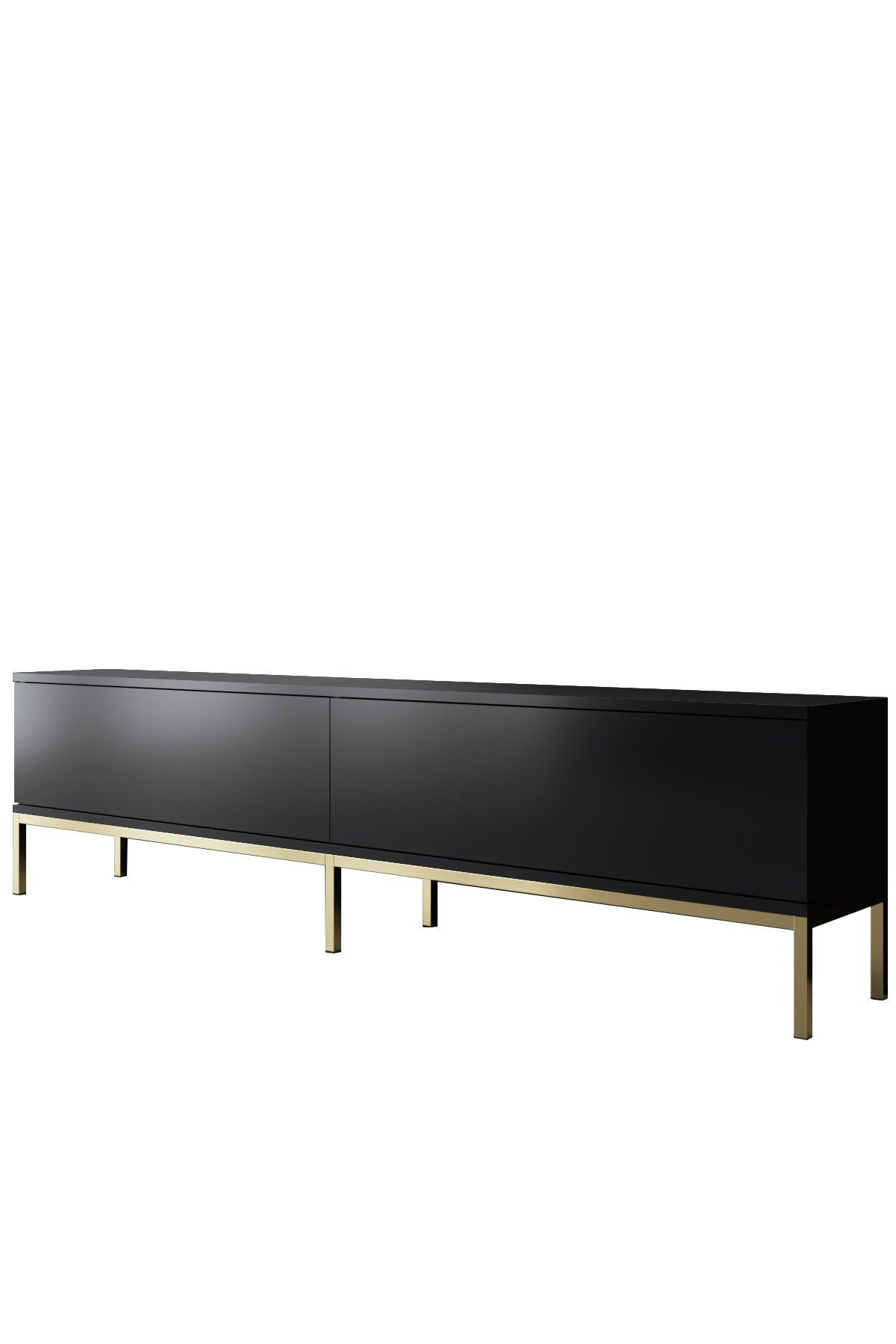 Giga Meubel - Tv-meubel Wit|Goud Hout - 180x30x47cm - Lord