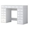 Giga Meubel - Make-Up Tafel - Wit Hout - 120cm - Beyas