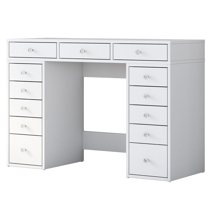Giga Meubel - Make-Up Tafel - Wit Hout - 120cm - Beyas
